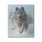 Stupell Industries Wolves Running Through Snow Siberian Wild Winter Animals Canvas Wall Art
